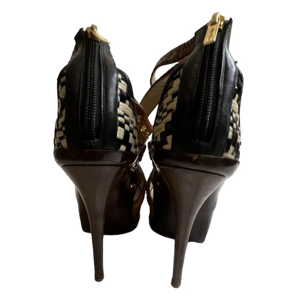 Jimmy Choo Python Khloe Kardashian Heels Platform Pumps Sz37.5 - Picture 6 of 16